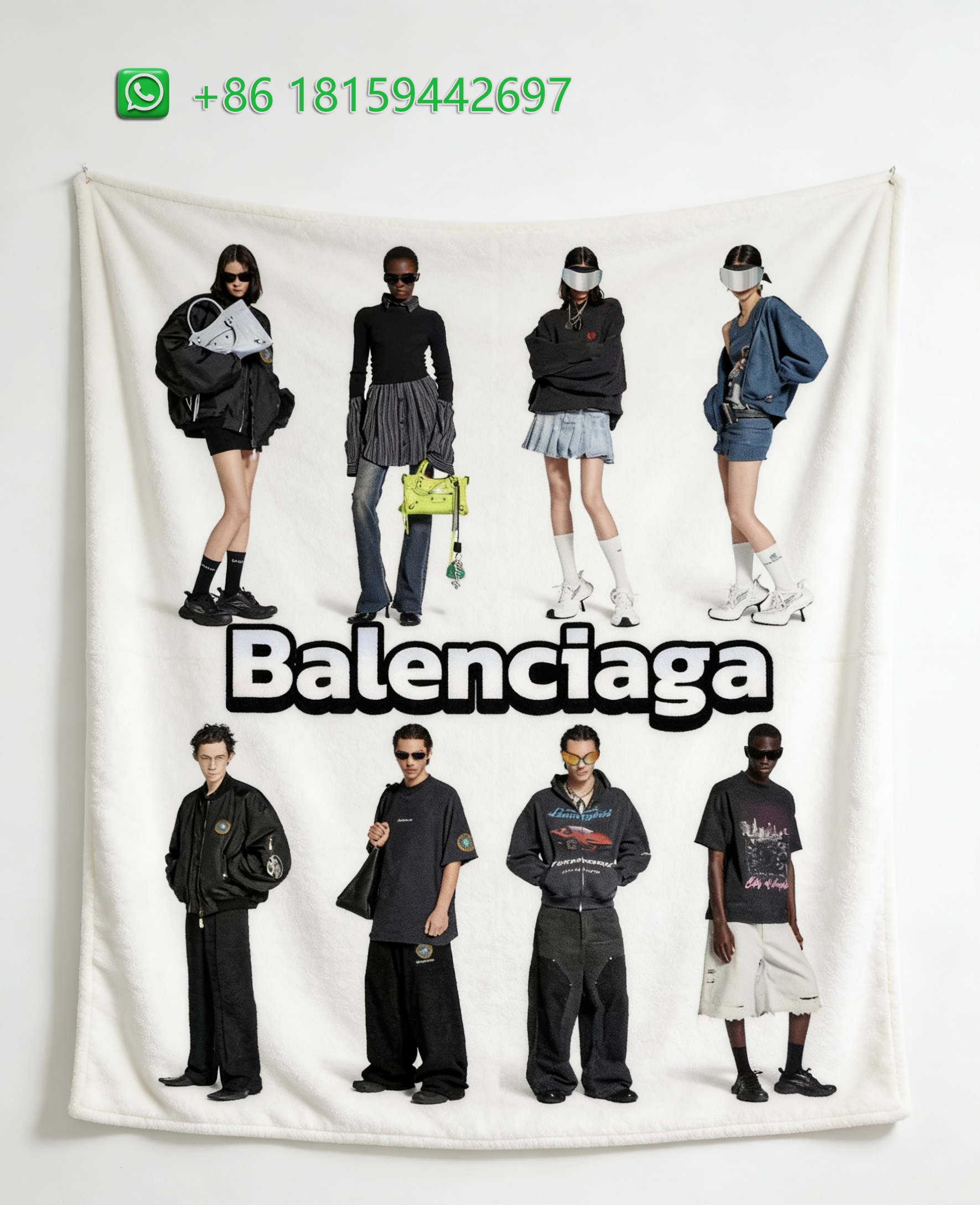Balenciaga Throw Blankets